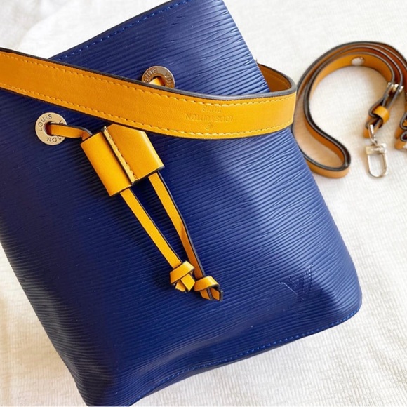 Cute blue and yellow summer bag - Picture 11 of 13